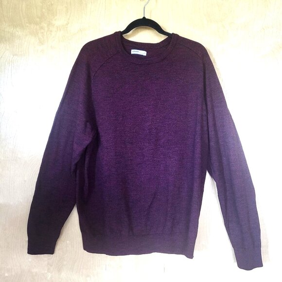 Sonoma Lightweight Crewneck Sweater Burgundy Size XL - Picture 1 of 9